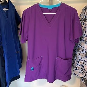 Carhartt Scrub Top Purple